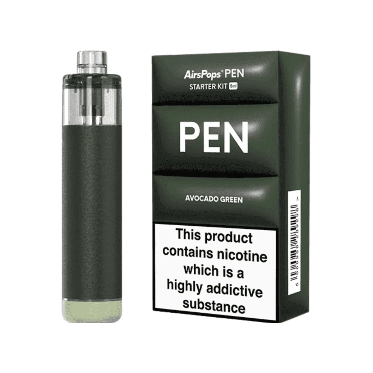 AIRSCREAM AirsPops PEN 氣泡 PEN 鉛筆主機套裝|雙向氣流控制 | 高功率注油主機