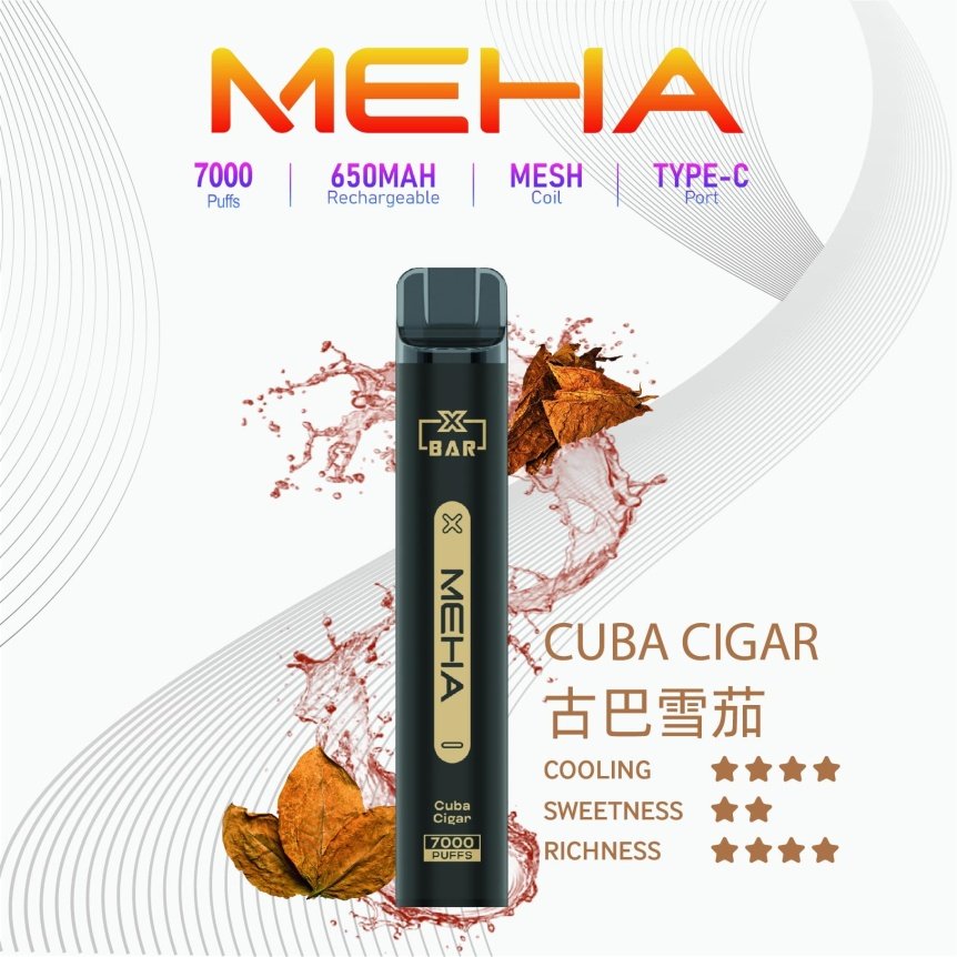 Meha Xbar 魅嗨拋棄式電子煙|7000口超耐抽|熱門口味齊全:圖片 8