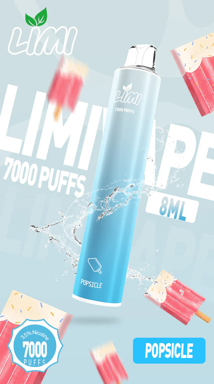 LIMI 7000 Puffs 拋棄式電子煙|智能氣動感應 即吸即用:圖片 4