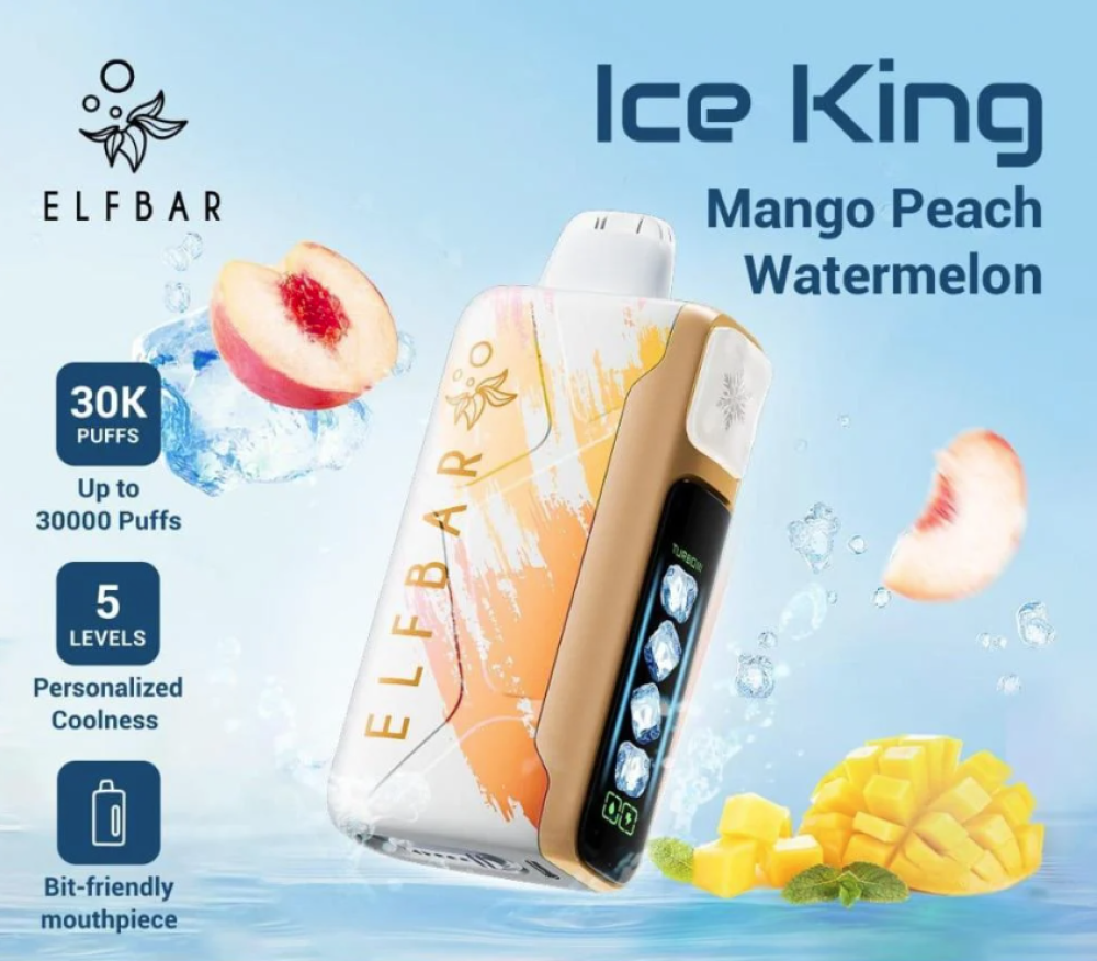 Elf Bar Ice King 30K拋棄式|五檔清涼度調節|30000口冰涼體驗:圖片 4