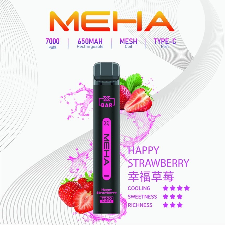 Meha Xbar 魅嗨拋棄式電子煙|7000口超耐抽|熱門口味齊全:圖片 10