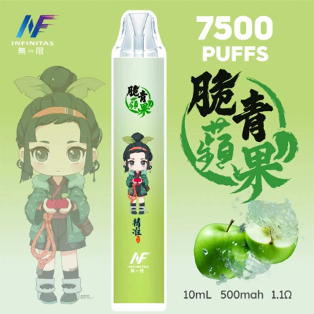 INF 7500 Puffs 拋棄式電子煙|鬼滅之刃粉絲必備|潮流造型+穩定輸出:圖片 8