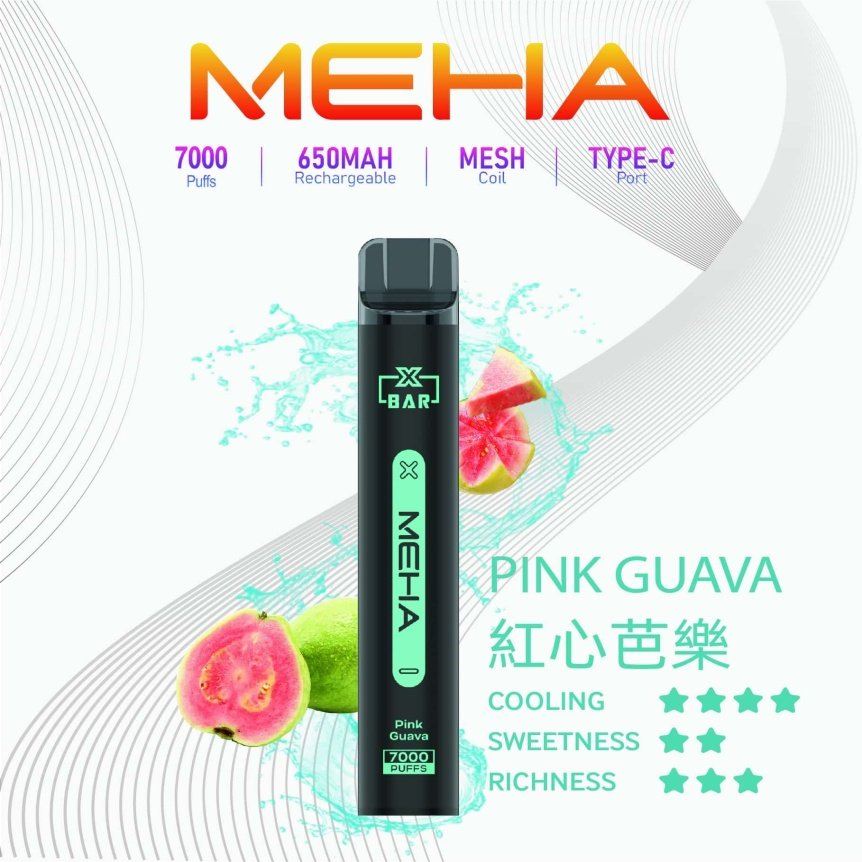 Meha Xbar 魅嗨拋棄式電子煙|7000口超耐抽|熱門口味齊全:圖片 17