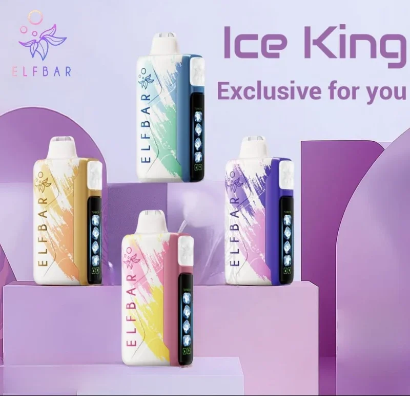 Elf Bar Ice King 30K拋棄式|五檔清涼度調節|30000口冰涼體驗