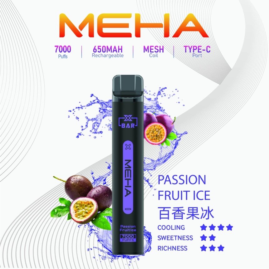 Meha Xbar 魅嗨拋棄式電子煙|7000口超耐抽|熱門口味齊全