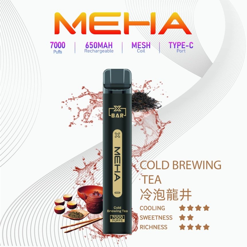 Meha Xbar 魅嗨拋棄式電子煙|7000口超耐抽|熱門口味齊全:圖片 4