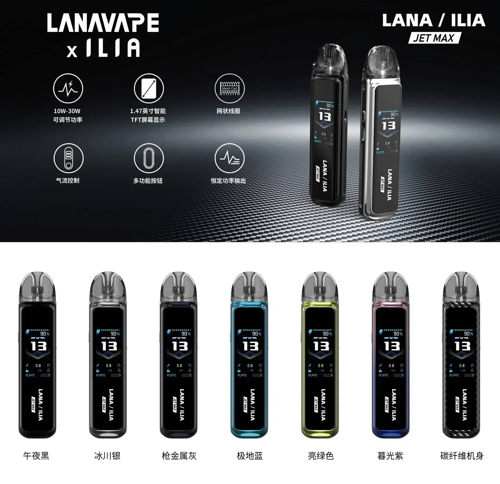 LANA Jet Max 注油式電子煙主機推薦|口感細膩・續航強勁:圖片 3