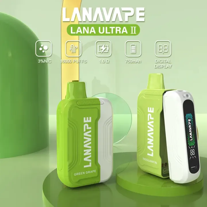 LANA 16000口 拋棄式電子煙|Ultra II 磁吸換彈款|買三盒送主機:圖片 7